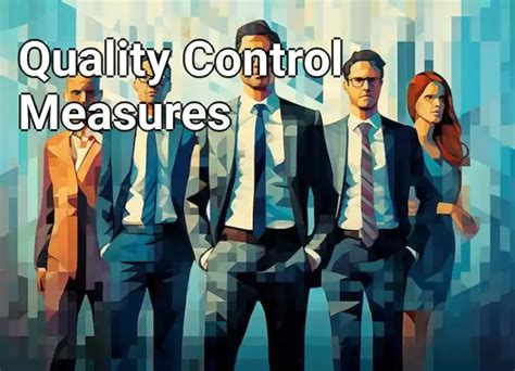 what are two quality control measures of a business